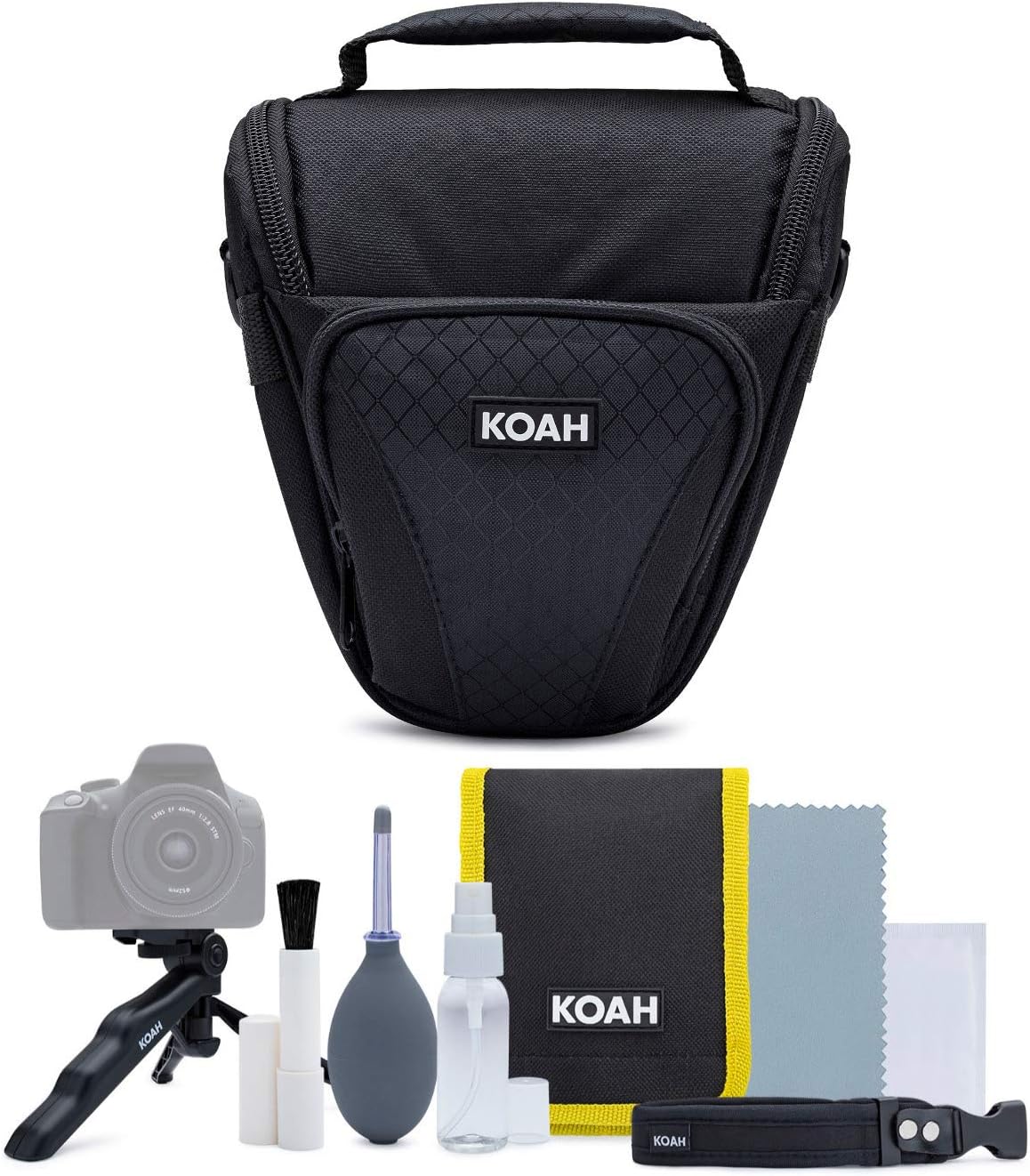 Kodak PIXPRO AZ528 16MP Astro Zoom Digital Camera with 52x Zoom and 3-Inch LCD Display (Black) Bundle with 64GB Memory Card, and Camera Case with Accessories (3 Items)