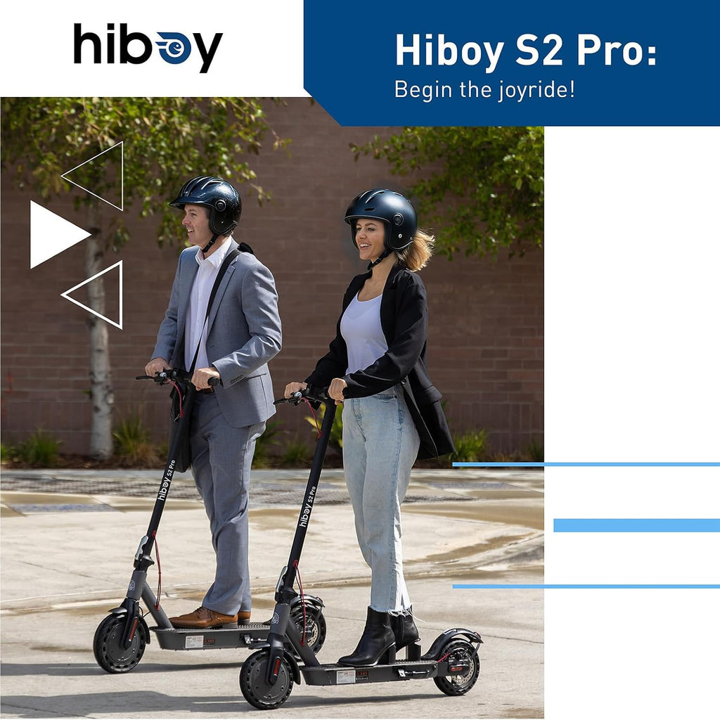Hiboy S2 Pro/X300 Electric Scooter, 500W Motor, 10'/12' Tires, 25/38 Miles Range E Scooter, 19/23 Mph Folding Commuter Electric Scooter for Adults