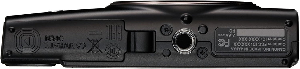 Canon PowerShot ELPH 360 Digital Camera w/ 12x Optical Zoom and Image Stabilization - Wi-Fi & NFC Enabled (Black)