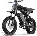 High Power Electric Bike for Adults, 1500W-4000W Peak Ebike with UL Certified Battery, 20' Fat Tire Retro Scrambler Moped Style & Off-Road Electric Motorcycle, Full Suspension