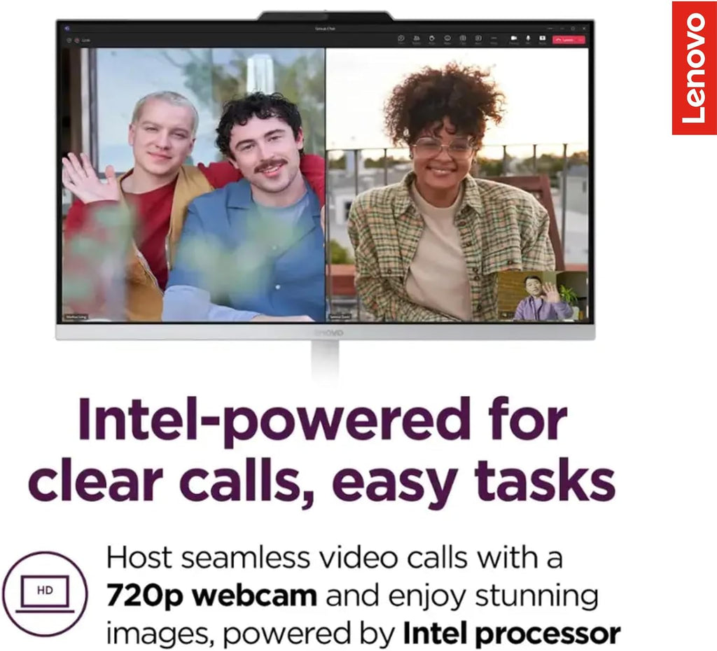 Lenovo IdeaCentre Everyday Tasks 24' Full HD All-in-One Desktop Computer • Office 365 for the Web • Intel 4-Cores • 256GB SSD • 8GB RAM • KB and Mouse • Windows 11