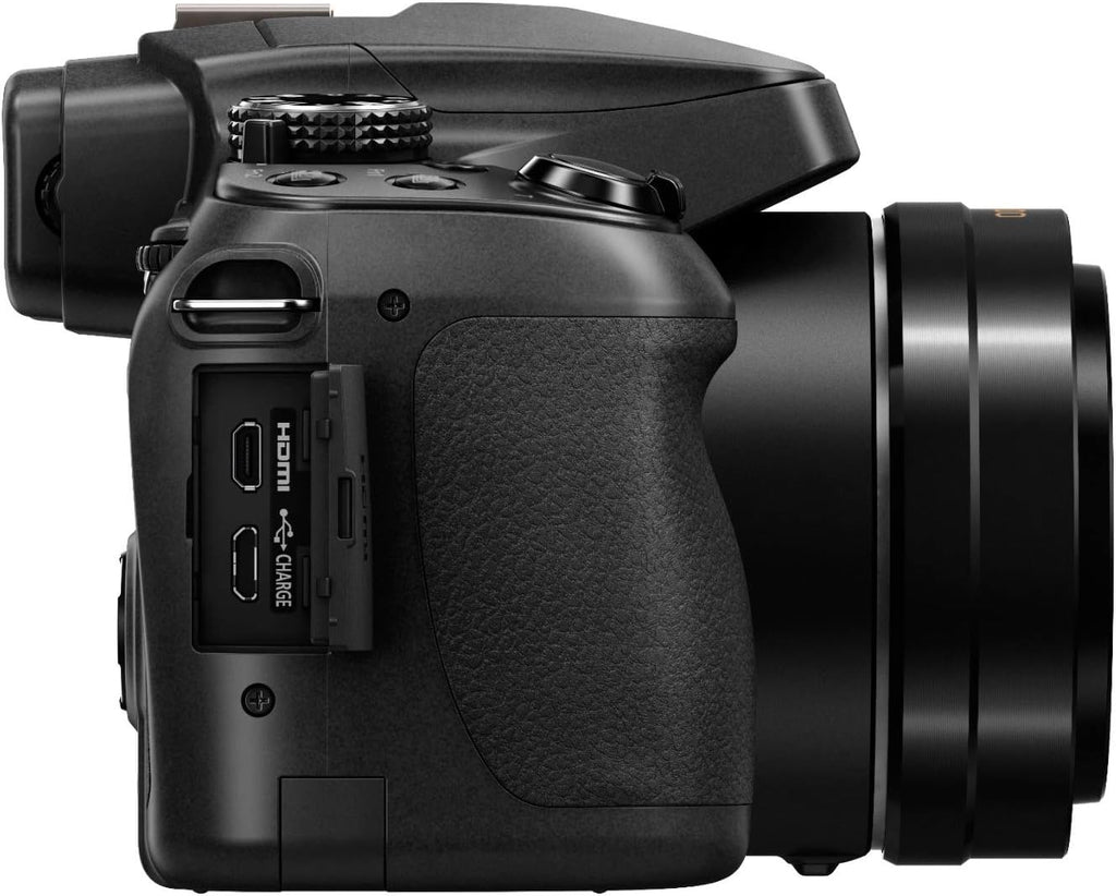 Panasonic LUMIX 4K Digital Camera, 18.1 Megapixel Video Camera, 60X Zoom DC VARIO 20-1200mm Lens, F2.8-5.9 Aperture, Power O.I.S. Stabilization, Touch Enabled 3-Inch LCD, Wi-Fi, DC-FZ80K (Black)