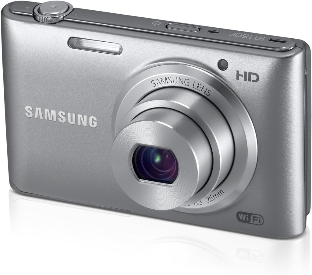 Samsung ST150F 16.2MP Smart WiFi Digital Camera with 5x Optical Zoom and 3.0' LCD Screen (Silver)