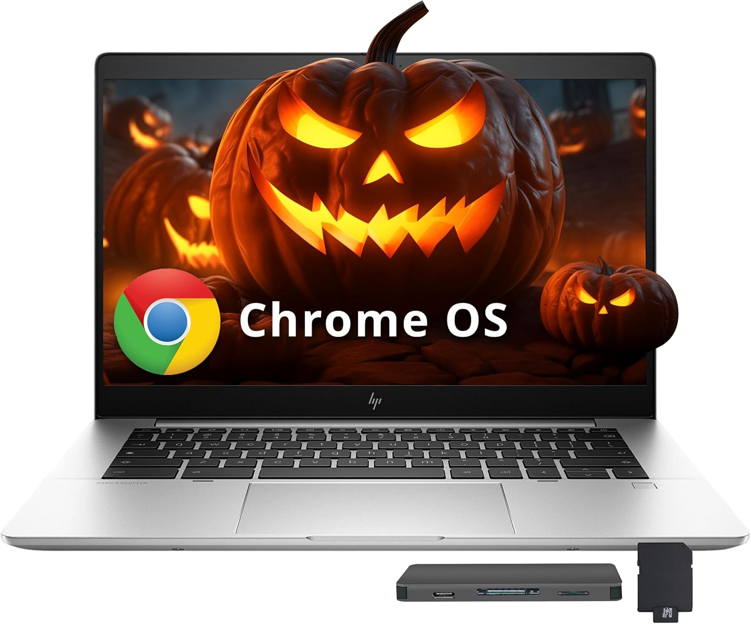 HP Elite C640 G3 14' FHD Chromebook, Intel i5-1245U, 8GB LPDDR4X, 1.2TB Storage(256GB SSD+1TB Docking Station), Iris Xe Graphics, Webcam, Wi-Fi 6E, Chrome OS, Silver