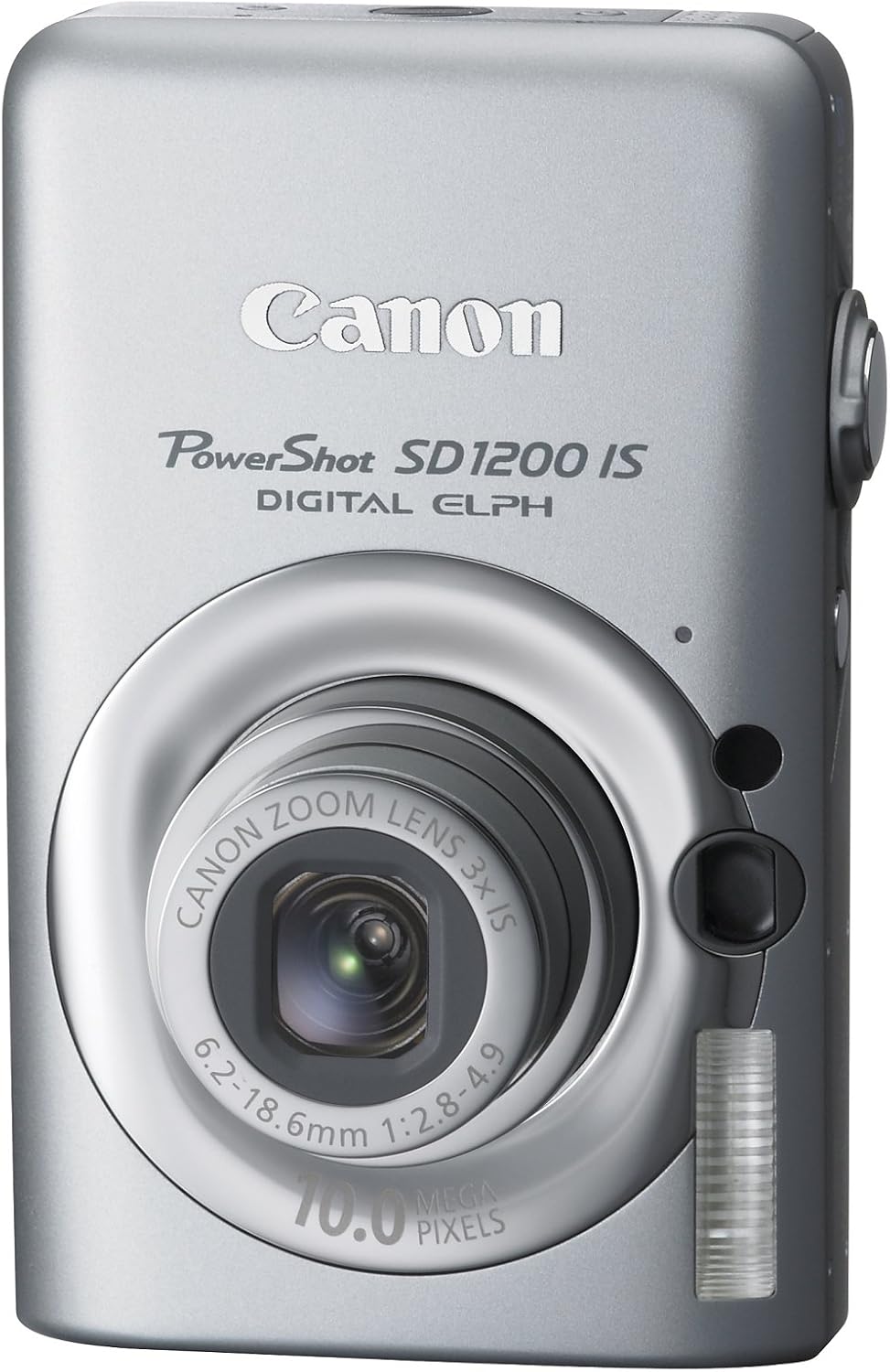 Canon PowerShot SD1200IS 10 MP Digital Camera with 3x Optical Image Stabilized Zoom and 2.5-inch LCD (Silver)