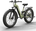 PUCKIPUPPY Electric Bike for Adults 960W, 48V 20AH Battery Adult Electric Bicycles, 26' Fat Tire Full Suspension Step-Thru Ebike, 28MPH Mountain Ebike, 7 Speed, 80Miles Range