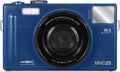 Minolta 48MP Autofocus Digital Camera with Selfie Mirror – 4K Ultra HD Video, 16x Digital Zoom, 3.0' LCD, Face Detection, Smile Capture, Scene Modes, Rechargeable Battery, Memory Card (Blue)