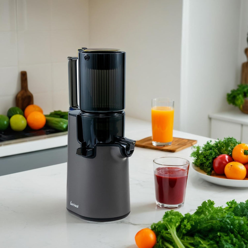 Juicer Machines, Cold Press Juicer with 4' Large Feed Chute Fit Whole Fruits and Vegetables, Easy to Clean, BPA-Free