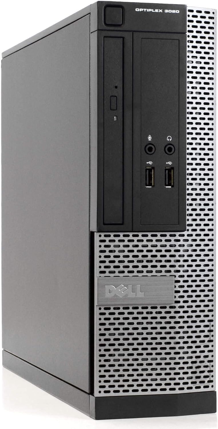 DELL Optiplex 3020 SFF Slim Desktop Computer, Intel Core i3 4130 3.40 GHz, 4GB RAM, 500GB HDD, DVDRW, USB 3.0, Windows 11 Pro (Renewed)
