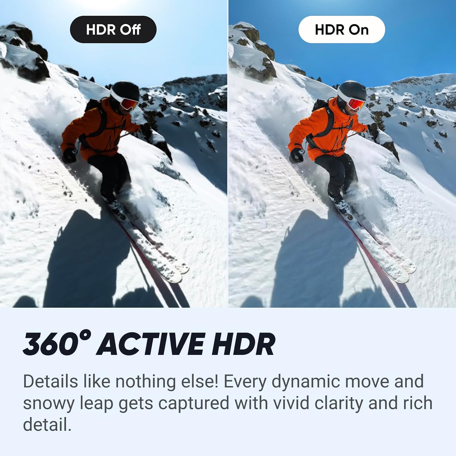 Insta360 X4 Ski Bundle - 8K Waterproof 360 Action Camera, 4K Wide-Angle Video, Invisible Selfie Stick, Removable Lens Guards, 135 Min Battery Life, AI Editing, No Micro SD Card