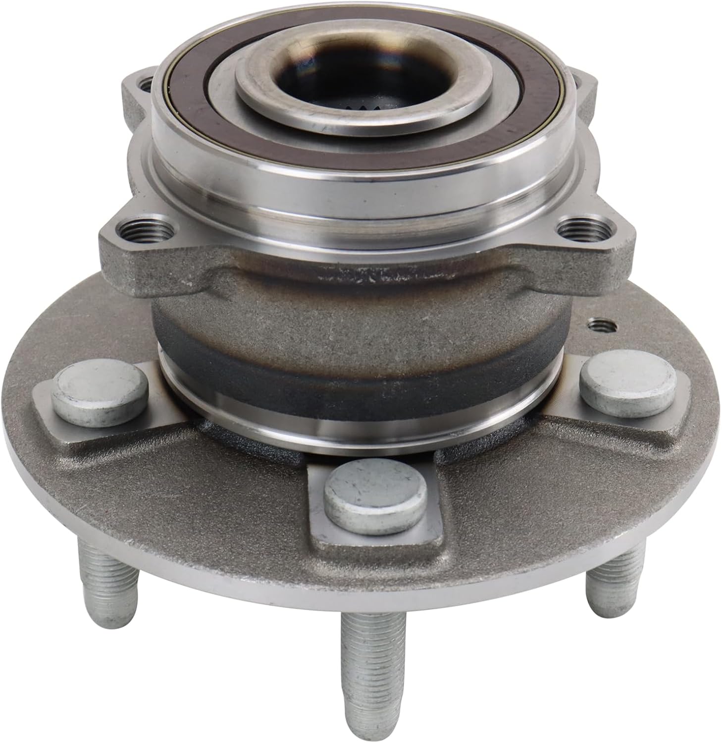 TRQ Driver and Passenger Side Wheel Bearing and Hub Assembly Set 2 Piece Compatible with 2012-2021 Tesla S 2016-2021 X