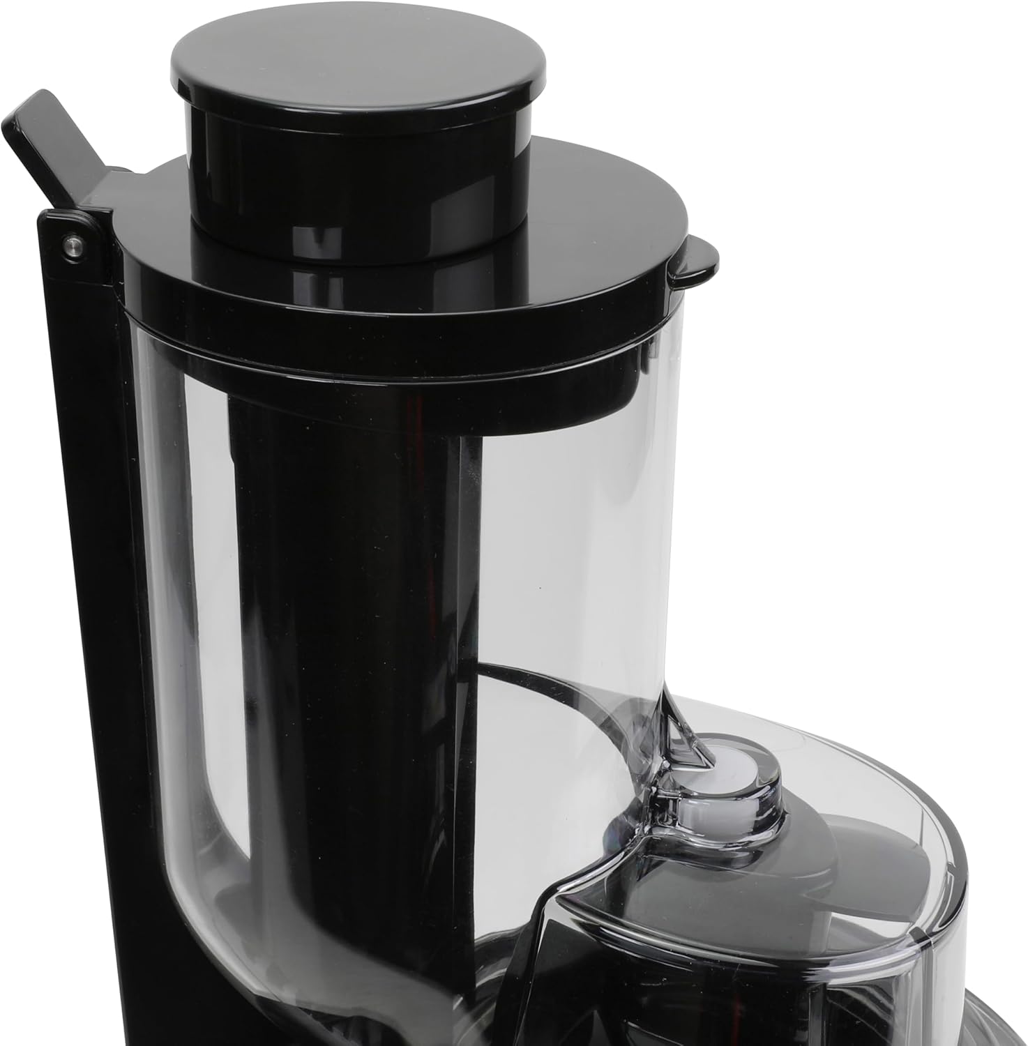 Omega Wide Mouth Juicer Compact Vertical Cold Press Vegetable and Fruit Juice Extractor with 3-Inch Hopper 2-Speed Slow Juicing with Space Saving Design, 120-Watts, Black