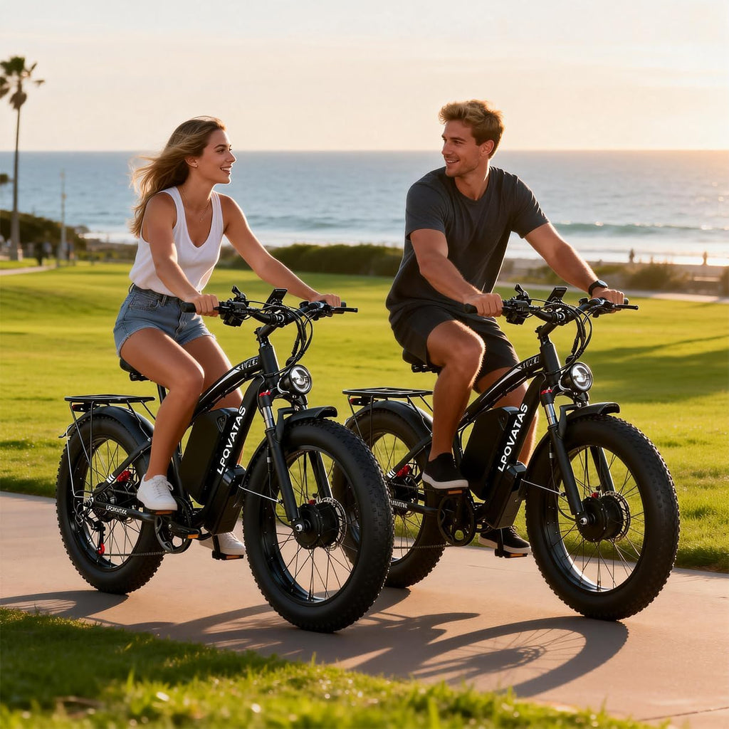 9000W Peak AWD-Ebike-Dual-Motor-Electric-Bike for Adults-Men, 52V 1768Wh Dual-Motor-Ebike 42-46M PH-Hunting-Ebike Long Range Dirtbike, 24'*4.0' Fat-Tire-Electric-Bicycle Mountain Bike Snow