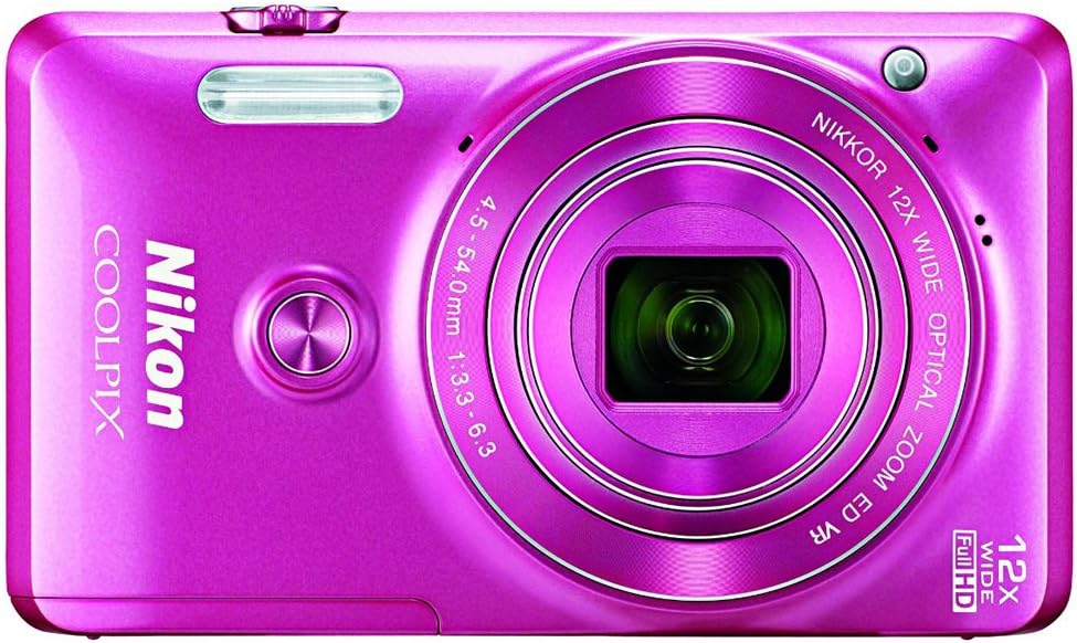 Nikon COOLPIX S6900 Digital Camera with 12x Optical Zoom and Built-In Wi-Fi (Pink)