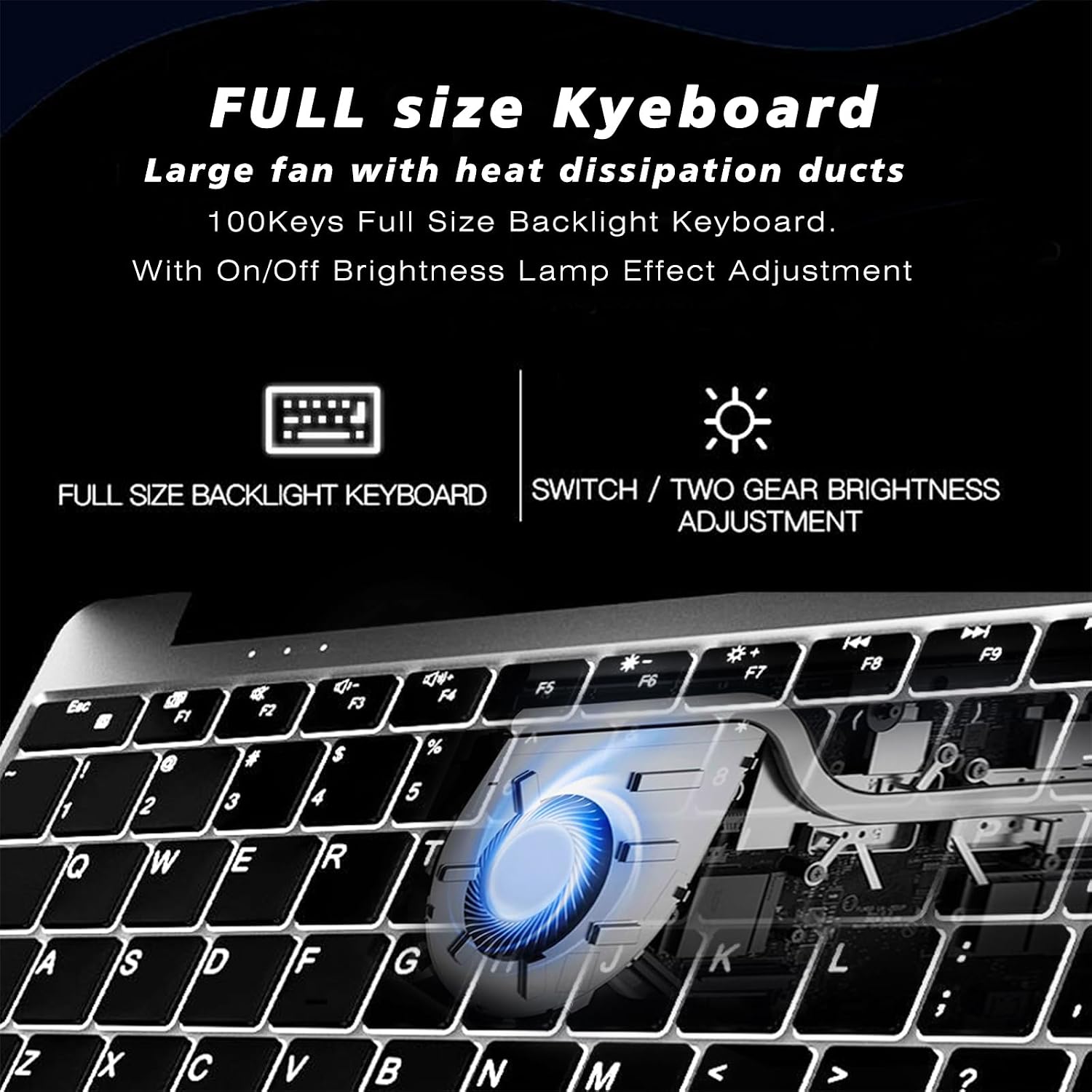 Laptop Computer, 15 Inch Laptop,Backlit Keyboard, Win 11, 8GB RAM 512GB SSD, Celeron Quad-Core Processor(Up to 3.4GHz), IPS Full HD Display with, Type-C, Wi-Fi, USB3.0