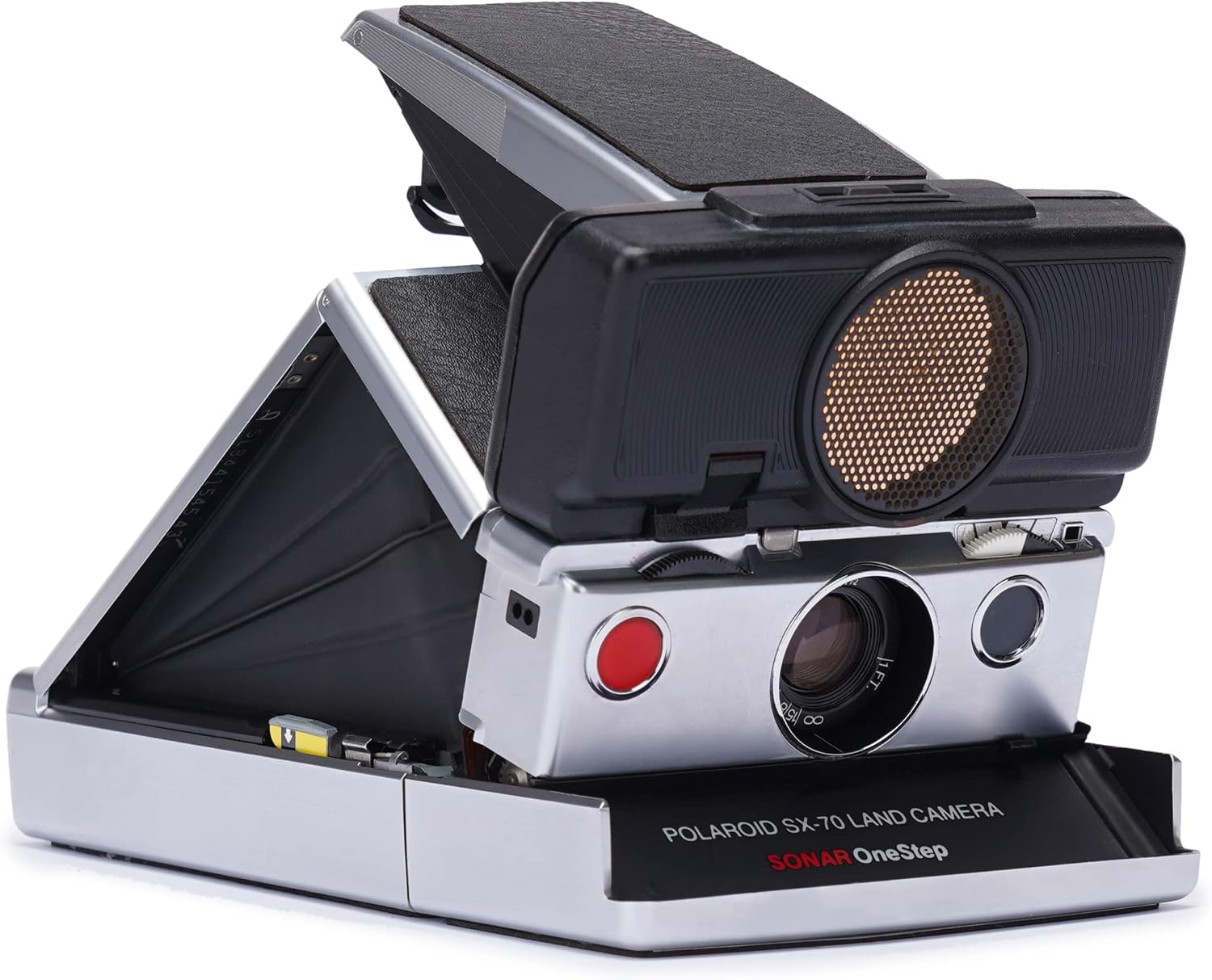 Polaroid SX-70 Sonar OneStep – Refurbished Instant SLR Camera | Autofocus Vintage Model | Uses SX-70 Film | Iconic Folding Design (Renewed)