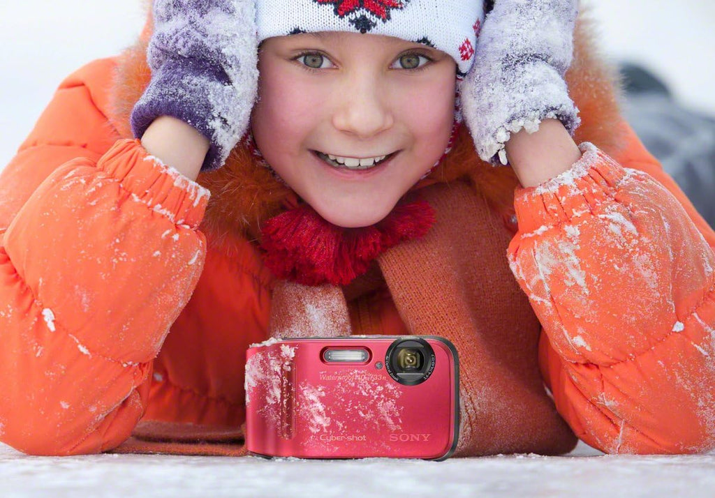 Sony DSC-TF1/R 16 MP Waterproof Digital Camera with 2.7-Inch LCD (Red)