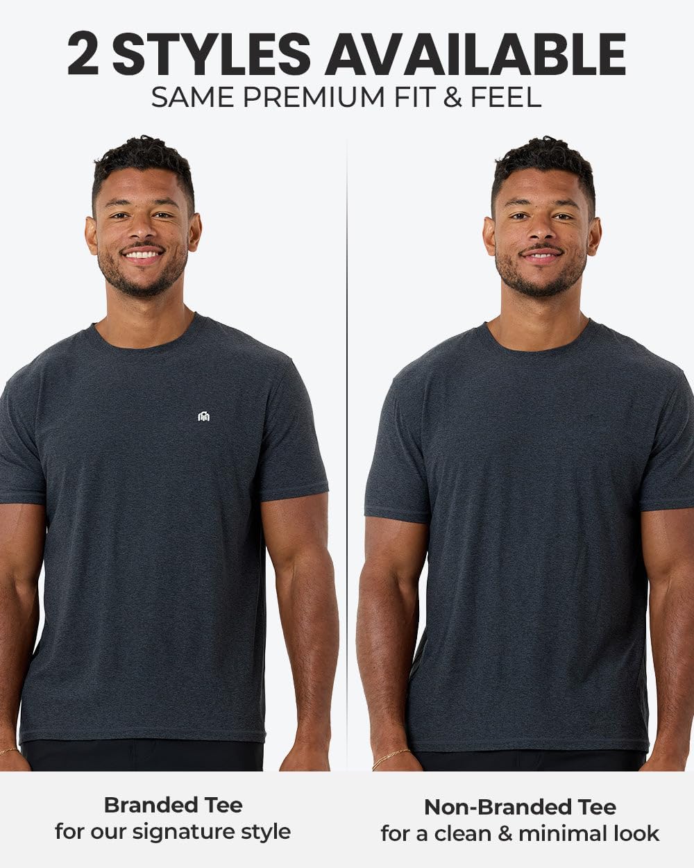 INTO THE AM Workout Shirts for Men - Dry Fit Short Sleeve Athletic Gym Tees Running Fitted Tshirts S - 4XL