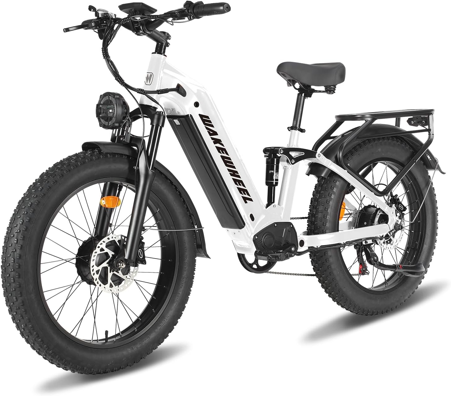 Peak 8000w Electric Bike for Adults, 60V Battery Ebike, Fat Tire & Long Range Electric Bicycles, 210Nm Mountain Bike Full Suspension, Hydraulic Brake Electric Bicycle