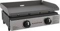 Blackstone 1666 22' Tabletop Griddle with Stainless Steel Faceplate, Powder Coated Steel, Black