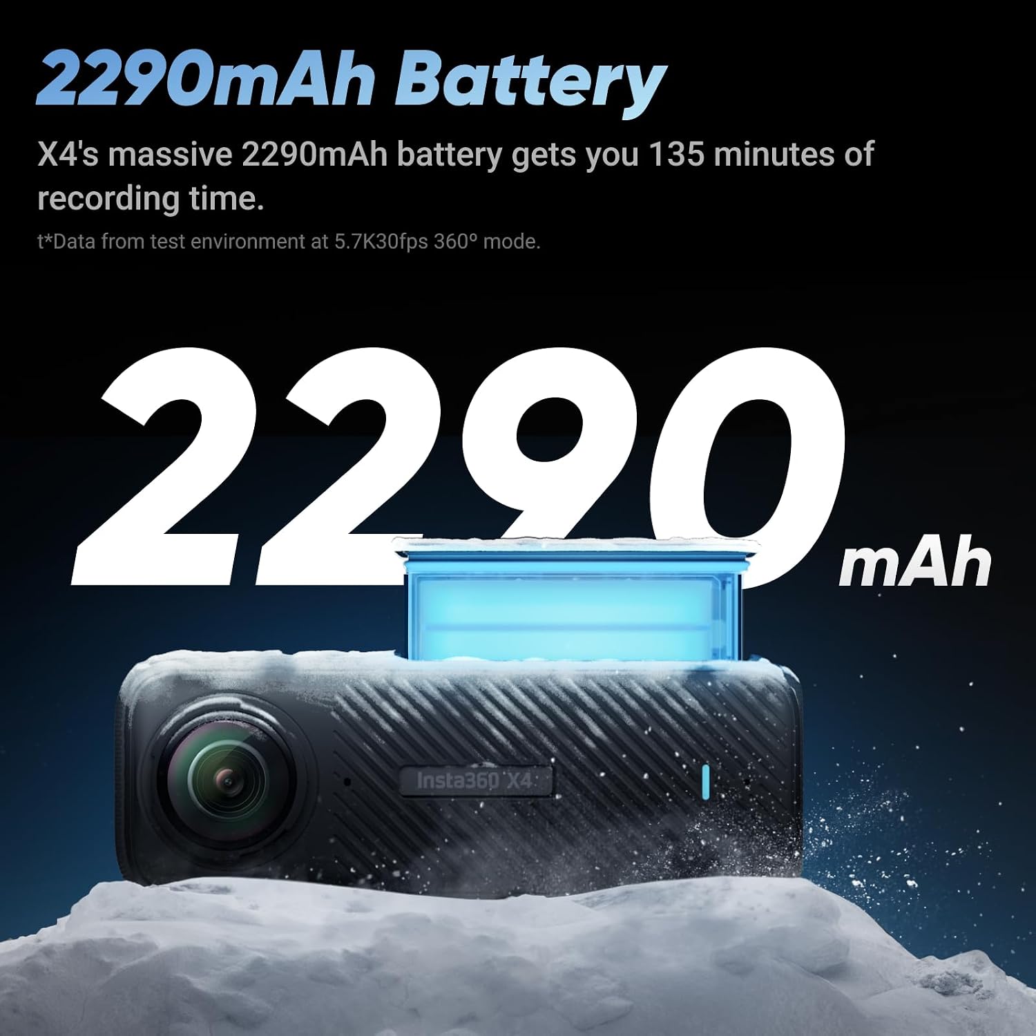Insta360 X4 Get-Set Bundle - 8K Waterproof 360 Action Camera, 4K Wide-Angle Video, Invisible Selfie Stick Effect, Removable Lens Guards, 135 Min Battery Life, AI Editing, Stabilization