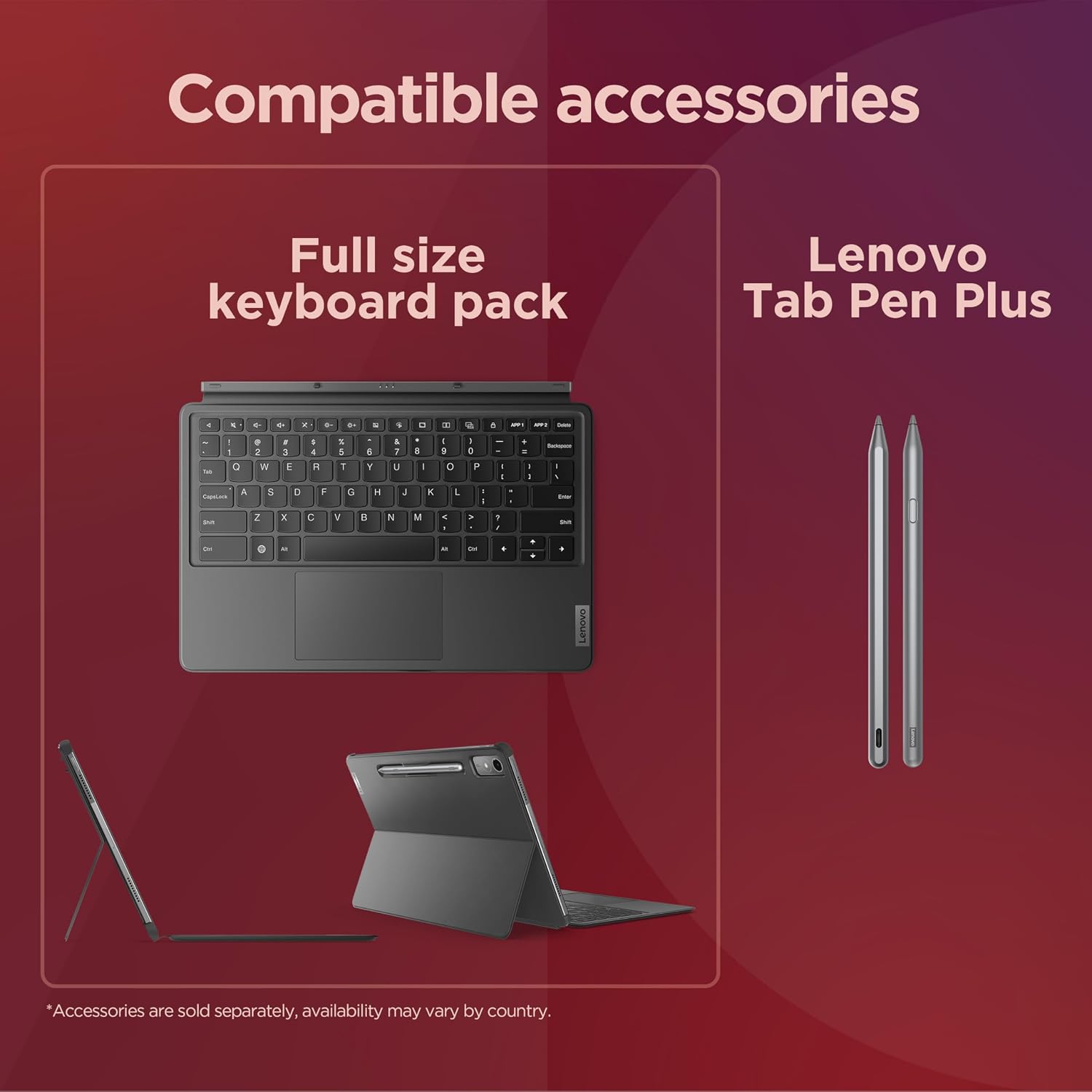 Lenovo Tab P12-2024 - Expansive Touchscreen Tablet - 12.7' 3K Display - 13MP Camera - 8GB Memory - 128GB UFS Storage - Android 13 - Dolby Atmos - Quad JBL Speakers - Pen and Folio Case Included