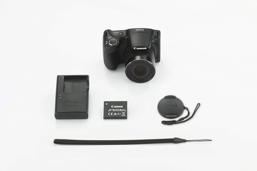 Canon PowerShot SX400 Digital Camera with 30x Optical Zoom Black (Renewed)