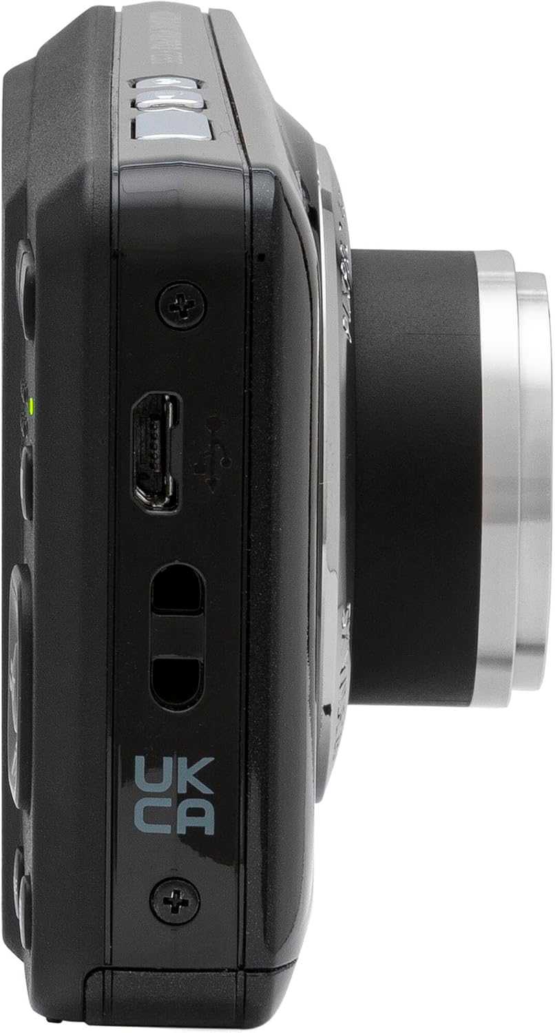 Kodak PIXPRO FZ55 Black 16MP Digital Camera 5X Optical Zoom 28mm Wide Angle 1080P Full HD Video 2.7' LCD Camera + 64GB Card and Reader + Case + Memory Wallet + Tripod + Cleaning Bundle