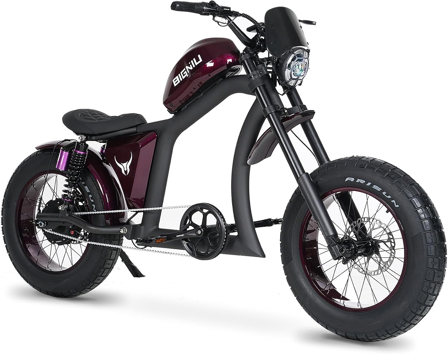 BIGNIU BG-X Electric Bike for Adults 1500W Brushless Motor with 48V/31.5Ah Battery, 34+ MPH Up to 40 Miles Range 20' *5' Fat TireFront/Rear Turn Signal, Dual Suspension
