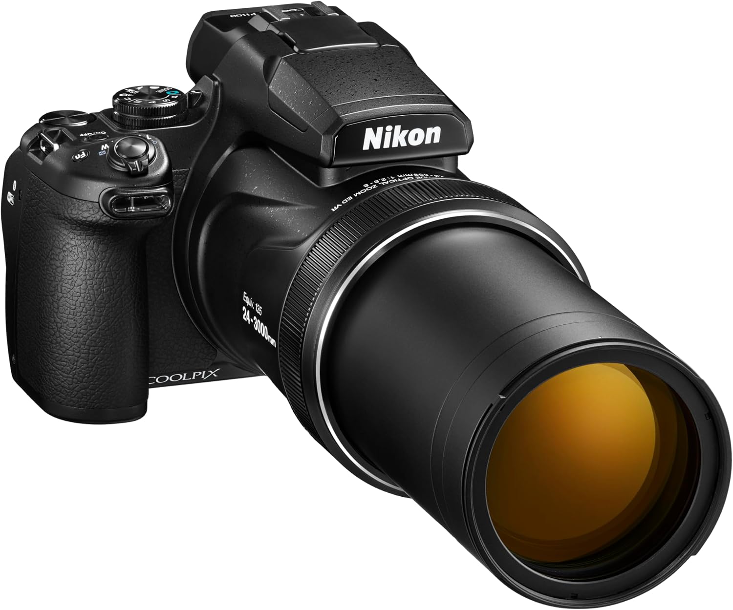 Nikon COOLPIX P1100 Superzoom Digital Camera | 125x Optical Zoom with Image Stabilization 16 MP 4K Ultra HD Video Wi-Fi Connectivity RAW Format and Rotating LCD Screen (Black)
