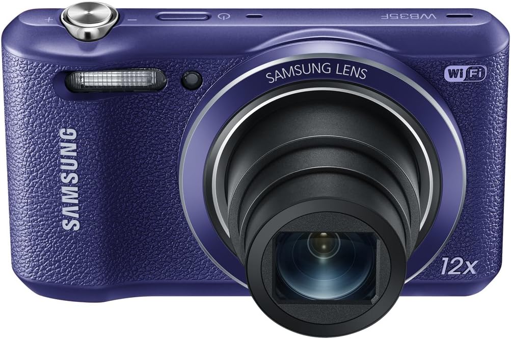 Samsung WB35F 16.2MP Smart WiFi & NFC Digital Camera with 12x Optical Zoom and 2.7' LCD (Plum)