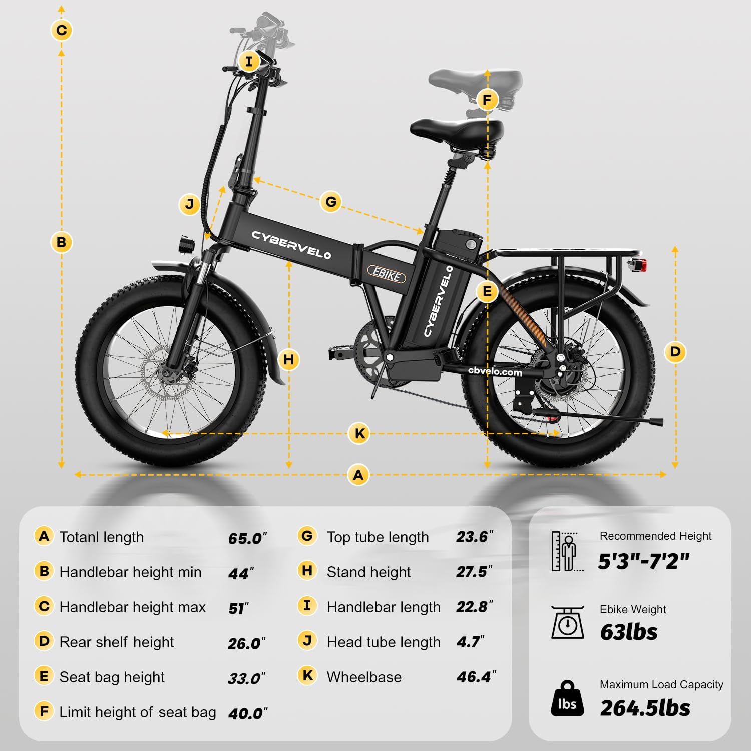 1000 Peak Electric Bike for Adults,up 80 Miles Removable Battery Ebike, 20' Electric E Bike with 7-Speed,Adult Electric Bicycles for Commute Beach Snow All Terrain
