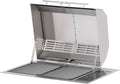 Kenyon Texan Built-In Electric Grill With 2 Burners And IntelliKEN Touch Control, Stainless Steel Body, Rust-Proof Grill, UL-Approved For Indoor And Outdoor Use, Dishwasher Safe Grates, 240V