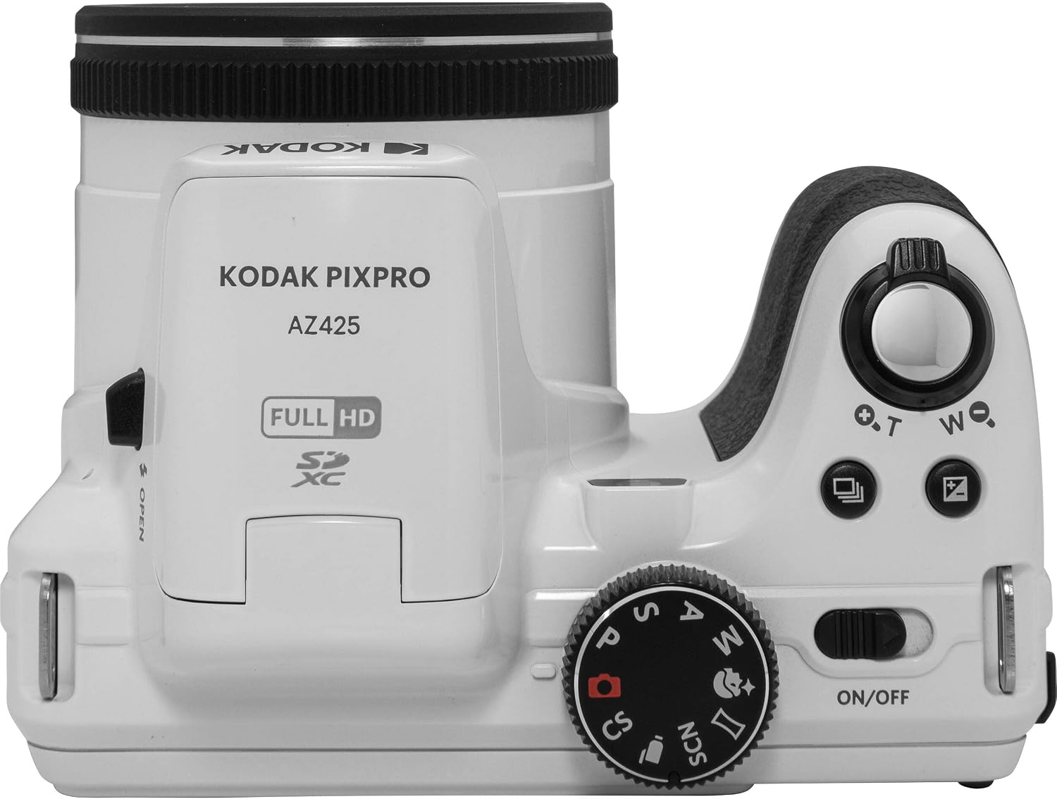 Kodak PIXPRO AZ425 Digital Camera + 64GB Memory Card + Camera Case (Black) + USB Card Reader + Table Tripod + Accessories (White)