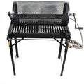 Santa Barbara Chili Roaster CR-BARBACOA 5 Burner Hatch Rotating Chili Roaster With Portable BBQ Stand & Regulator