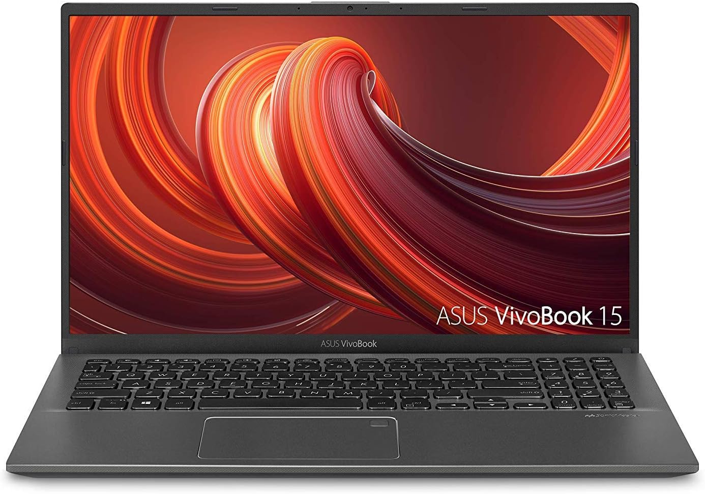 ASUS F512DA-EB51 VivoBook 15 Thin and Light Laptop, 15.6' Full HD, AMD Quad Core R5-3500U CPU, 8GB DDR4 RAM, 256GB PCIe SSD, AMD Radeon Vega 8 Graphics, Windows 10 Home, Slate Gray