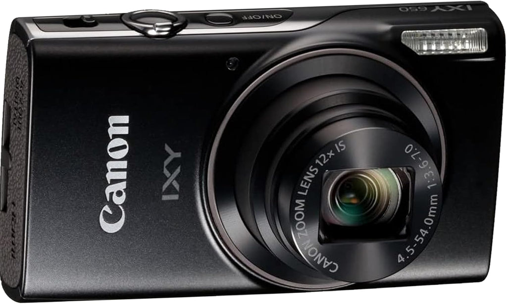 Canon PowerShot IXY 650 (ELPH 360) HS Digital Camera + 64GB Memory + Stabilizing Grip + Software Pack +More(Value Bundle) (Renewed)