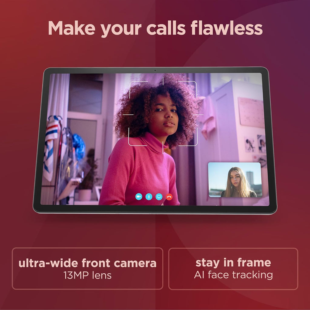 Lenovo Tab P12-2024 - Expansive Touchscreen Tablet - 12.7' 3K Display - 13MP Camera - 8GB Memory - 128GB UFS Storage - Android 13 - Dolby Atmos - Quad JBL Speakers - Pen and Folio Case Included