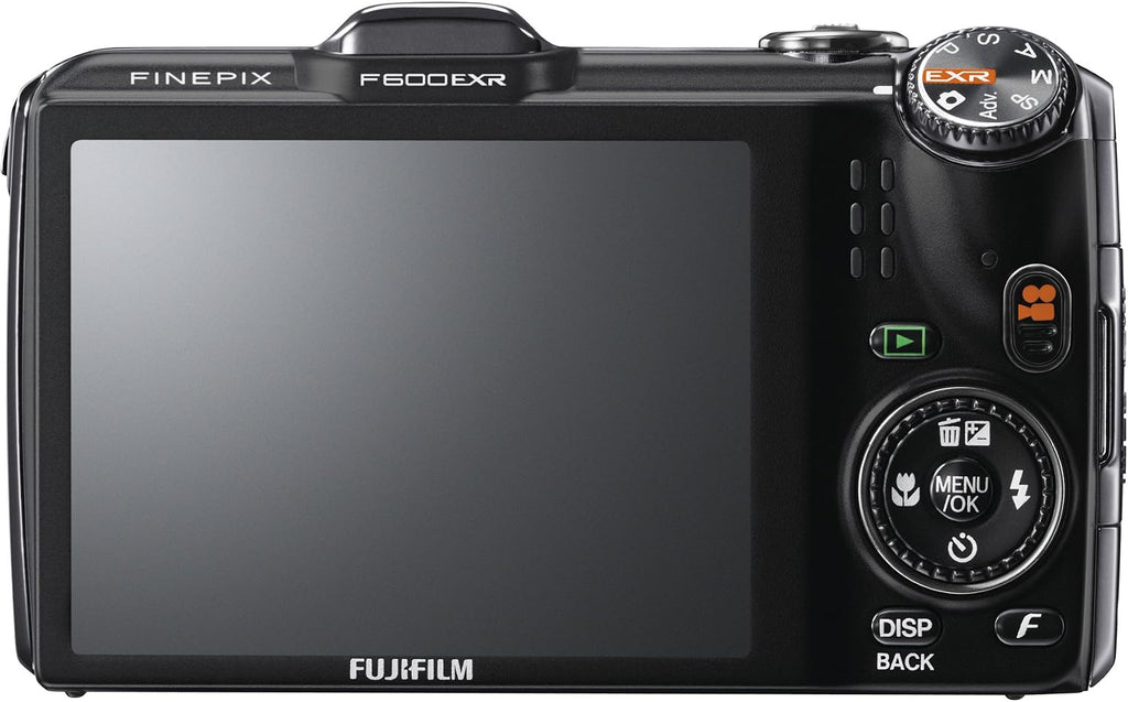 Fujifilm FinePix F600EXR 16 MP Digital Camera with CMOS Sensor and 15x Optical Zoom (Black)