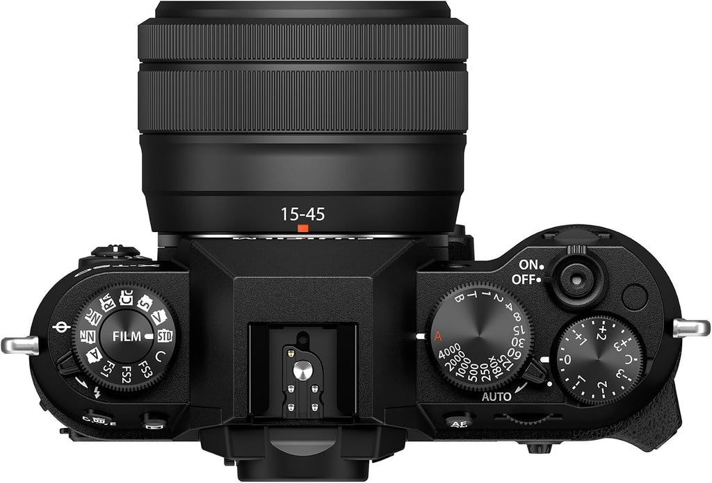 Fujifilm X-T50 Mirrorless Digital Camera XC15-45mmF3.5-5.6 OIS PZ Lens Kit - Black