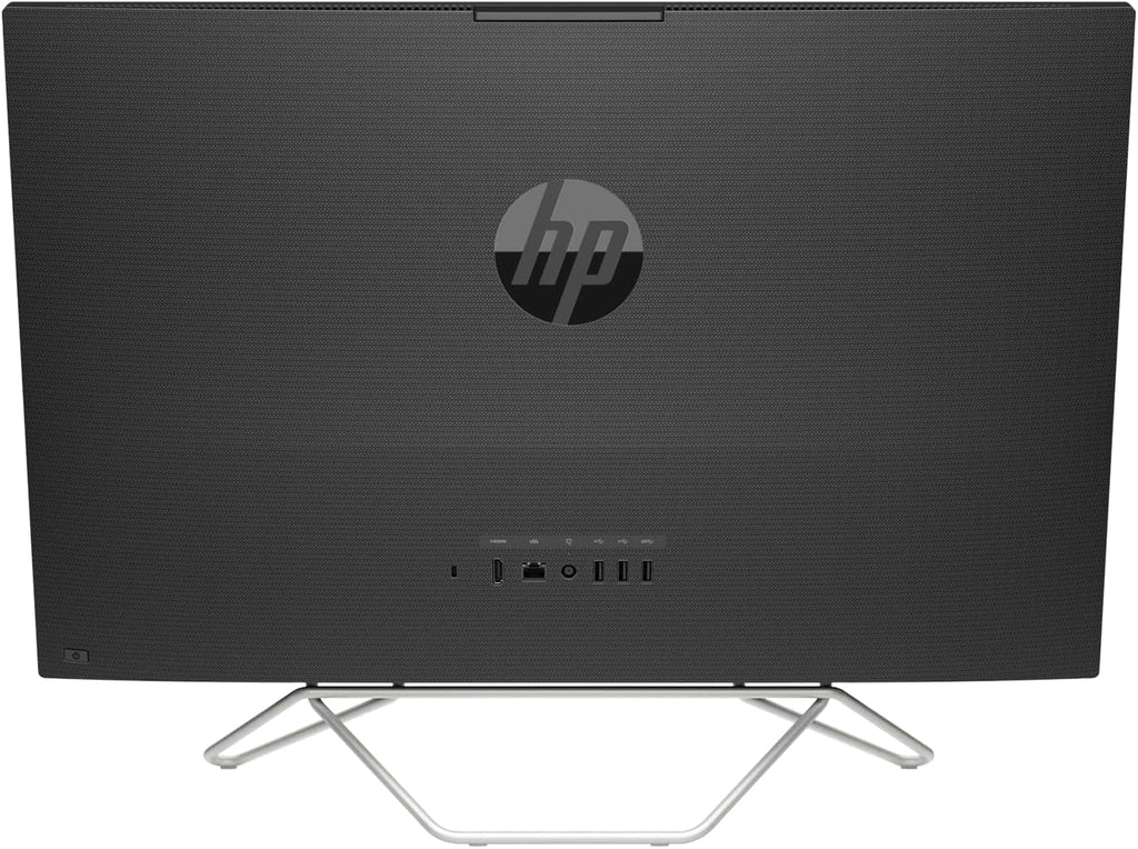 HP 27 All-in-One Desktop, 27' FHD Screen, AMD Ryzen 5 5625U Processor, 32GB DDR4 RAM, 1TB PCIe SSD, Pop-up Webcam, RJ45, HDMI, Wi-Fi 6, Wired KB & Mouse, Windows 11 Home, Black