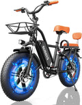 Electric Bike for Adults, 16'/20' Tire E-Bike with 750W/1000W Peak Motor, 48V Removable Battery, Up to 45/60 Miles Range & 28/30MPH, Folding Electric Bike for City and Outdoor Ride