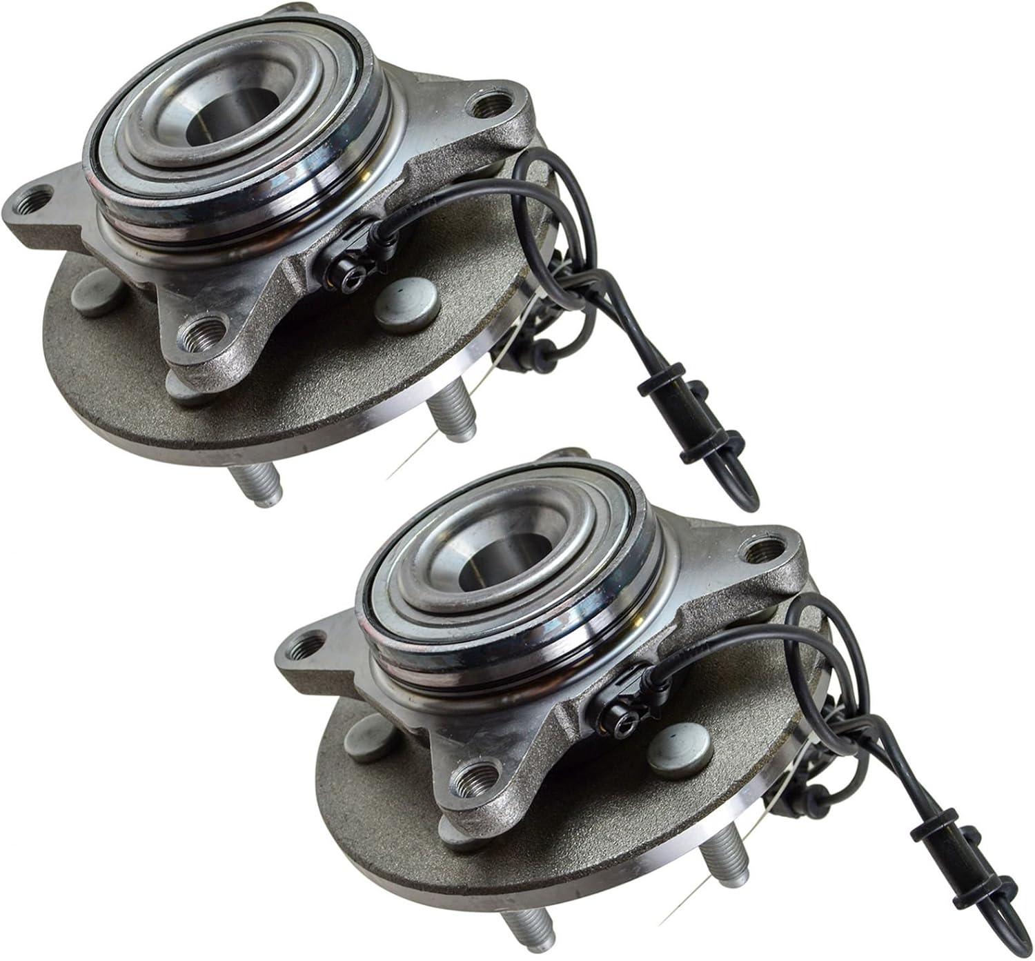 TRQ Front Left and Right Wheel Bearing and Hub Assembly Set 2 Piece Compatible with 2002-2006 Ford Expedition Rear Wheel Drive 2002-2006 Lincoln Navigator Rear Wheel Drive