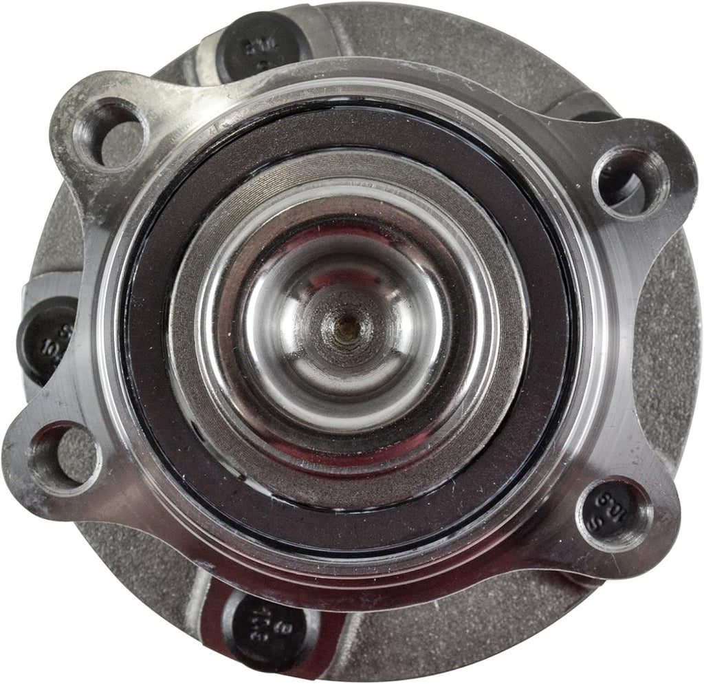 TRQ Front and Rear Wheel Bearing and Hub Assembly Set 4 Piece Compatible with 2003 Infiniti G35 2004-2006 G35 Base Model 2007 G35 Coupe 2003-2009 Nissan 350Z