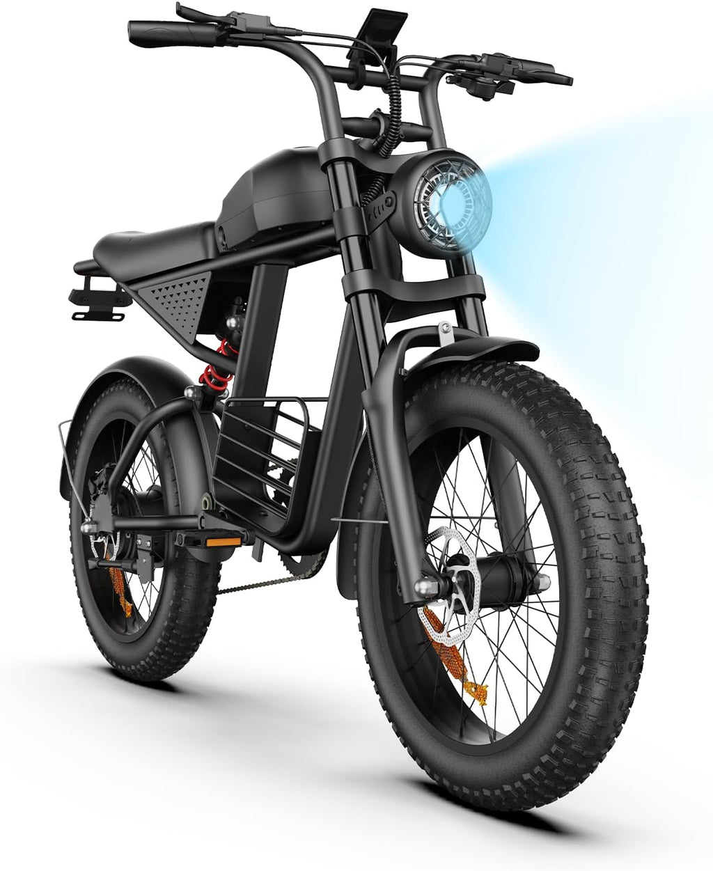 Electric Bike for Adults, 1000W/1500W/3000W Dirt Bike, 30/34/37MPH, 48V 15 Ah/20Ah/35Ah e Bike, 40/47/100 Miles Electric Motorcycle, 20' Fat Tire Off-Road Bike, All Terrain Electric Bike