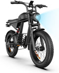 Electric Bike for Adults, 1000W/1500W/3000W Dirt Bike, 30/34/37MPH, 48V 15 Ah/20Ah/35Ah e Bike, 40/47/100 Miles Electric Motorcycle, 20' Fat Tire Off-Road Bike, All Terrain Electric Bike