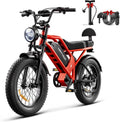 HAPPYRUN 1500W Electric Bike for Adults, 48V 18Ah Removable Battery, 20' Fat Tire E-Bike, 32MPH & 68+ Miles Range, 7-Speed Transmission, All-Terrain Mountain Ebike for Men & Women