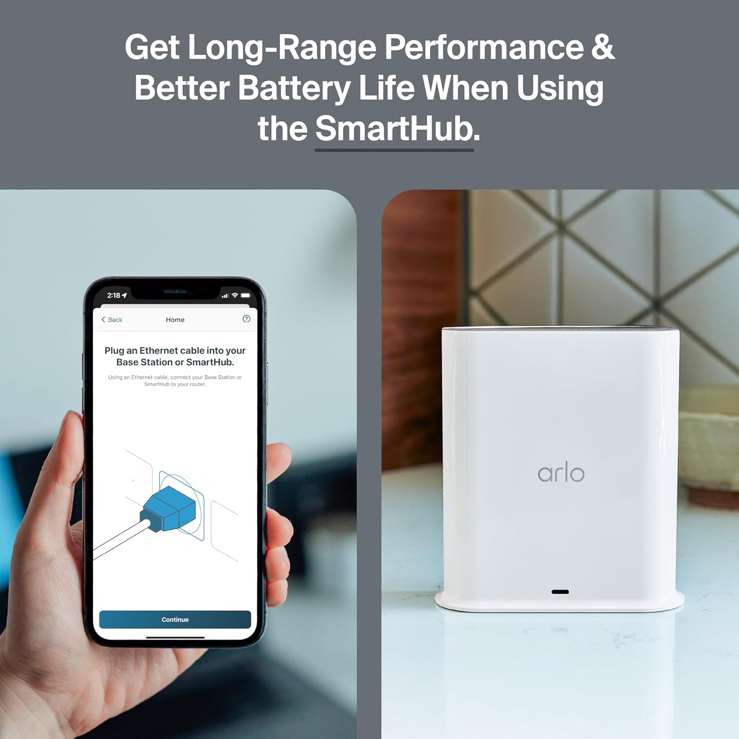 Arlo Ultra Security Camera 4K HDR (3rd Gen, 2025 Release) + SmartHub, Battery Power, Emergency Response, AI Captions, 1-Month Trial of Secure Plan, 180° Field of View, 4 Cam, White, Indoor/Outdoor
