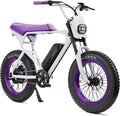 MACFOX X1S Electric Bike for Teens & Adults, UL Certified Class 2 Commuter Ebike, Street Legal Retro Fat Tire Cruiser, Safe 20MPH Campus Ride