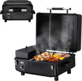 Z GRILLS 2026 200A Table Top Wood Pellet Grill, Pellet Smoker with PID V3.0 Controller, Meat Probes, 202 sq.in Cooking Area, Fit for RVs, Road Trips & Apartments